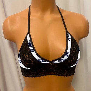 Blue Rhinestone Embellished Navy Blue Love the Lift Bra, Size 32C top Only  