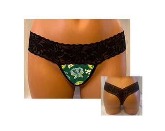 Oakland A’s Thong, Lace Back