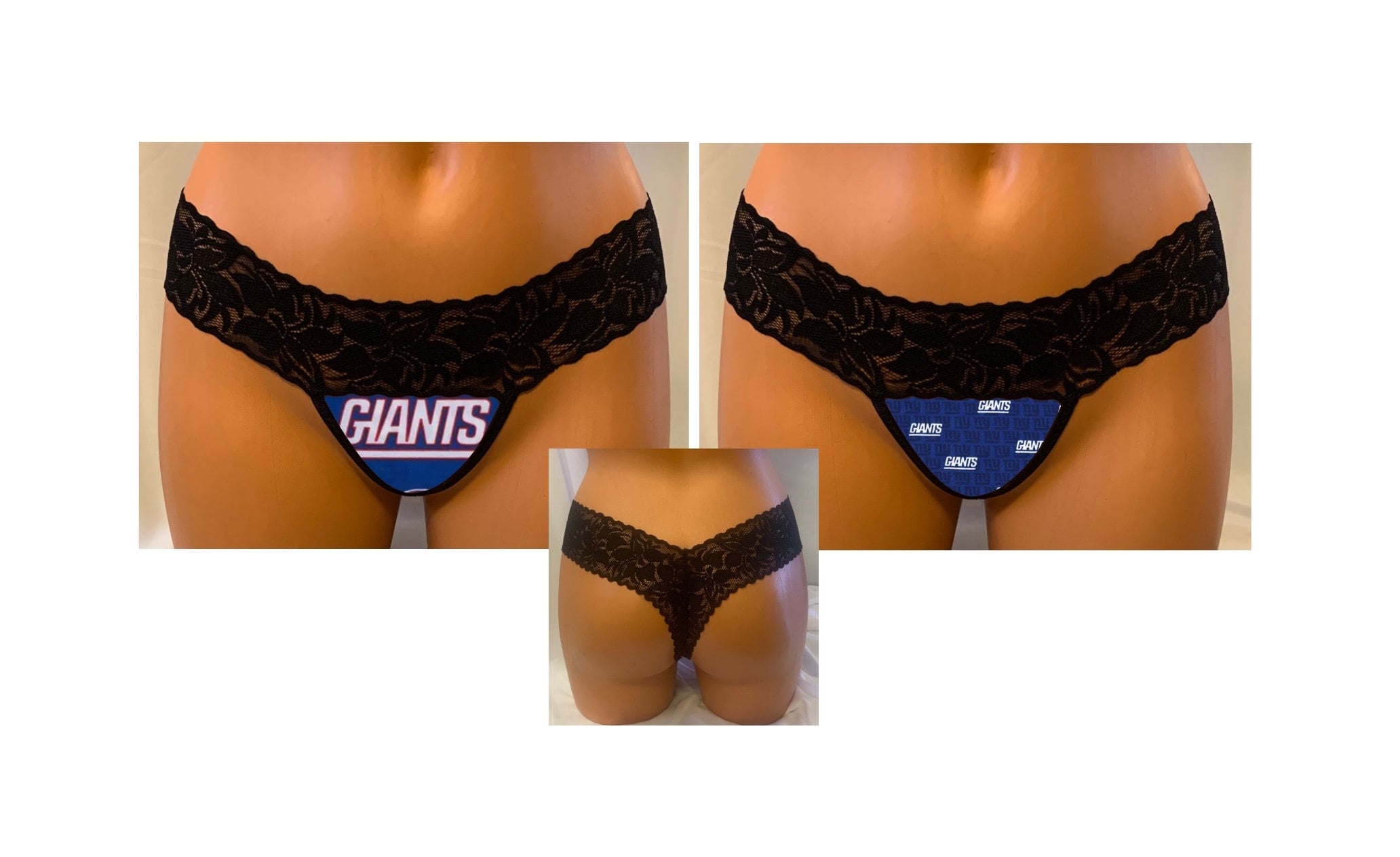 Chargers Lingerie Tie-top & String or Thong Panty, Los Angeles