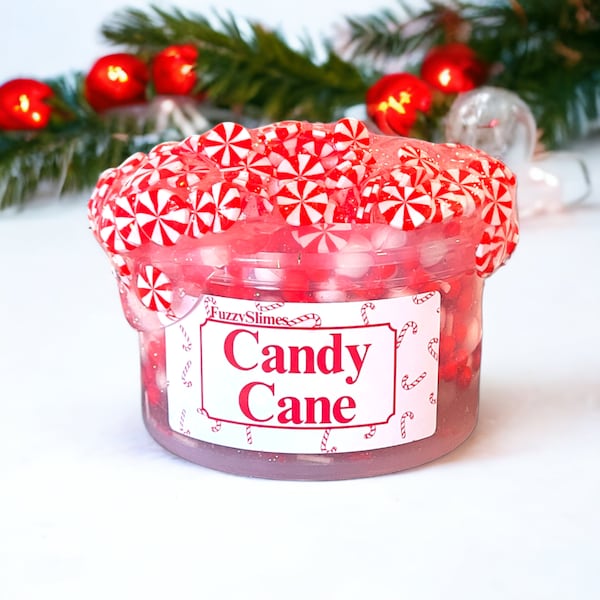 Candy Cane Clear Floam - Candy Cane Scent