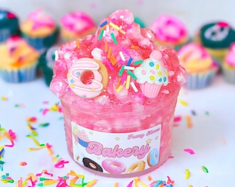 Bakery packing peanuts slime- cake scent