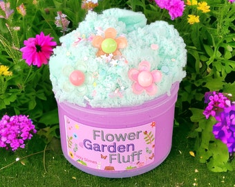 Flower Garden Fluff Cloud Slime - Sweet Pea Scent