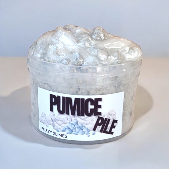 Pumice pile slime,  rock, Pebble ~ fuzzy slimes~ tropical scent