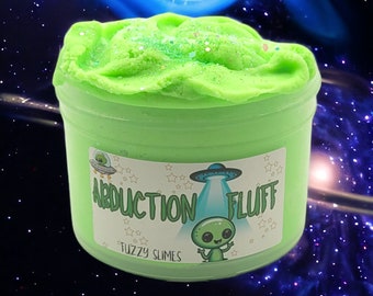 Abduction Fluff Green Alien Cloud Slime- Cucumber Scent