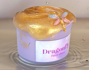 Dragonfly thick and glossy slime~fuzzy slimes~ love spell scented