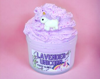 Lavender Unicorn cloud dough slime- lavender and sweet pea scent
