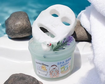 Jelly slime with or without clay piece Scented eucalyptus and spearmint