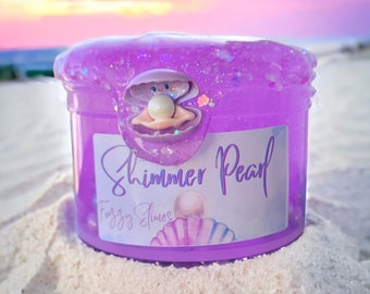 Shimmer Pearl Clear Slime - Unscented