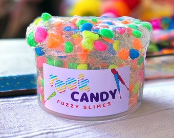 Rock Candy Clear pebble Slime Aquarium Bead - rock candy scent