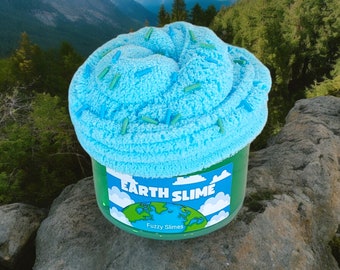 Earth Slime Cloud and Clear~ Fuzzy Slimes~ Grass Scent