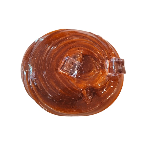 Iced Coffee Clear Slime, Thick and Glossy Drizzle- Cafe Mocha