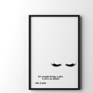 Alix Earle Print Quote Minimalistic Digital Print Wall Art