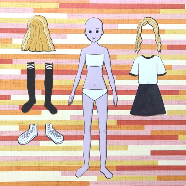 Paper Dolls Etsy