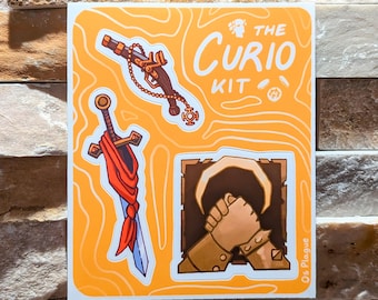 THE CURIO KIT | Darkest Dungeon Crusader/Highwayman (Reymas) Sticker Sheet