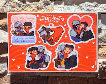 THE SWEETHEARTS PACK | Darkest Dungeon Crusader/Highwayman (Reymas) Sticker Sheet