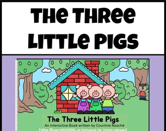 HARD COPY - Three Little Pigs Adapted Book