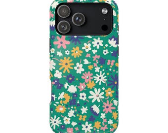 Capa magnética para iPhone com estampa floral Liberty Carnaby Bloomsbury Blossom, inspirada na Liberty London e com MagSafe.