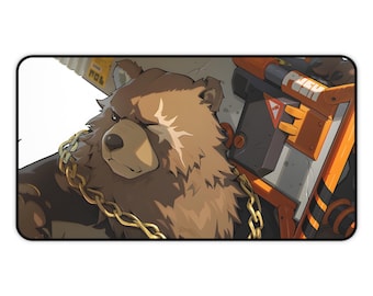 Ben Bigger Zenless Zone Zero Mindscape White | Game Accessory Fan Anime Manga Gaming Desk Mat Mouse Pad | Anime Fan