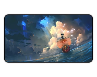 Pirates Themed Anime Manga Gaming Desk Mat Mouse Pad | Anime Fan | Ninja Pirate One