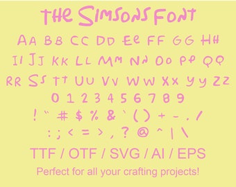 Hobb & Calv Font | Ttf | Otf | Svg | Eps | Silhouette | Circuit ...