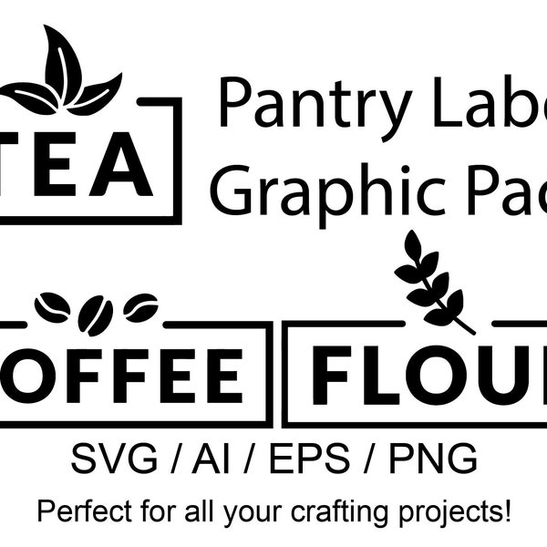 Pantry Graphic pack | svg | ai | png | silhouette | circuit | crafting | gifts | handmade