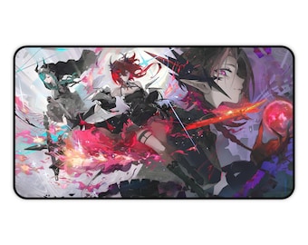 Arknights Endfield Desk Mat | Surtr, Xaihi & Nefarith Extended Mousepad | Sci-Fi Anime PC Setup Decor | XXL Keyboard Playmat