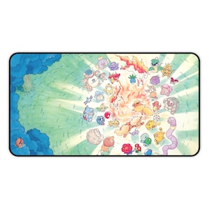 Poke Camp | Game Accessory Fan Anime Manga TCG Gaming Desk Mat Mouse Pad | Fandom