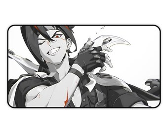 Anton Ivanov Zenless Zone Zero Mindscape White Partial | Game Accessory Fan Anime Manga Gaming Desk Mat Mouse Pad | Anime Fan