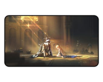 Wuthering Waves Desk Mat | Phrolova & Cadanto Extended Mousepad | Cinematic Anime PC Decor | XXL Keyboard Playmat