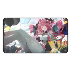 Arknights Endfield Desk Mat | Yvonne Extended Gaming Mousepad | Sci-Fi Anime PC Setup Decor | XXL Keyboard Playmat