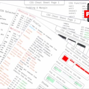 Printable Czech Css Spickzettel | Kurzanleitung für Web-Entwickler | Grundkenntnisse in Eigenschaften, Eigenschaften und Auswahl | Sofort Download