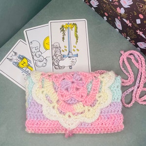 Patrón - Bolsa de crochet para cartas del tarot