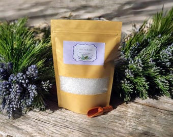 Forest Fairy Natural Bath Salt Aromatherapy Base Mineral Bath Soak Epsom Salt Coarse Sea Salt Essential Oils