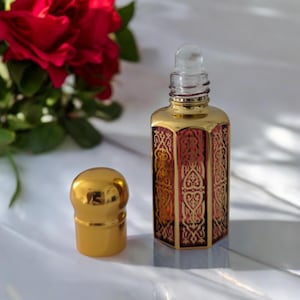 Perfume Oil Base Love Potion with Natural Essential Oils Romantic Fragrance Morocco Rose  10ml