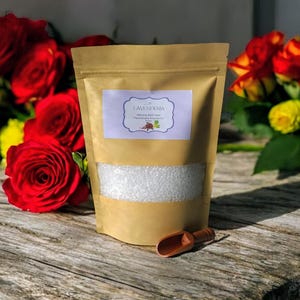 Passionate Moments Bath Salt: Rose & Ylang-Ylang Aromatherapy, Mineral Bath Soak