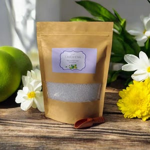 Romance Natural Bath Salt Aromatherapy Base Mineral Bath Soak Epsom Salt Coarse Sea Salt Essential Oils