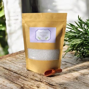 Rosemary Aromatherapy Bath Salt: Natural Epsom & Sea Salt Soak