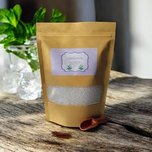 Peppermint Aromatherapy Bath Salts: Natural Epsom & Sea Salt Soak