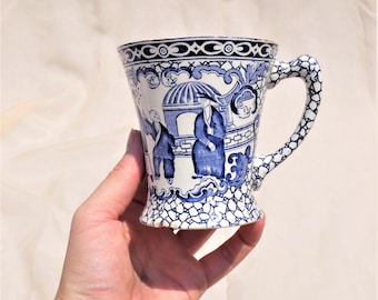 1930s William Adams Blue Mug