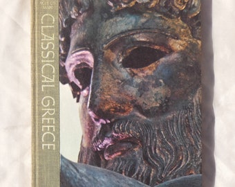 Grands âges de l'homme Grèce classique Temps Vie Livres vintage Couverture rigide Collection Série Histoire ancienne Culture Art