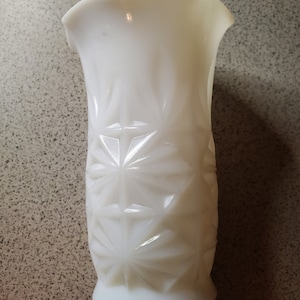 Vintage Hazel Atlas Milk Glass Vase