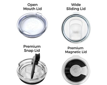 Polar Camel Tumbler Replacement Lid: Slider, Magnetic, Flip Top