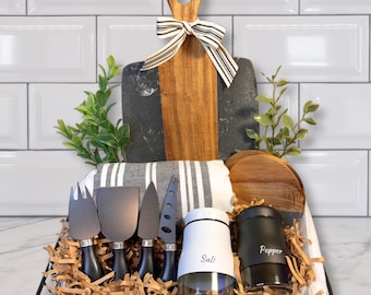 Housewarming basket wedding gift for couple new home kitchen decor closing gift client thank you realtor gift hostess