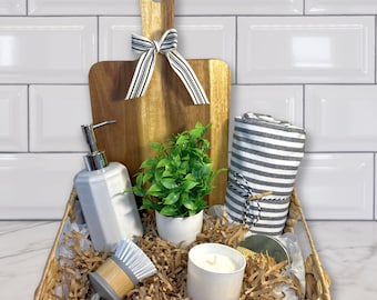 Kitchen Gift Basket Housewarming, Realtor Closing Gift