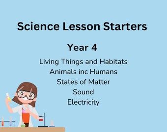 Paquete de presentación de preguntas de inicio de lección de ciencias de primaria de cuarto año