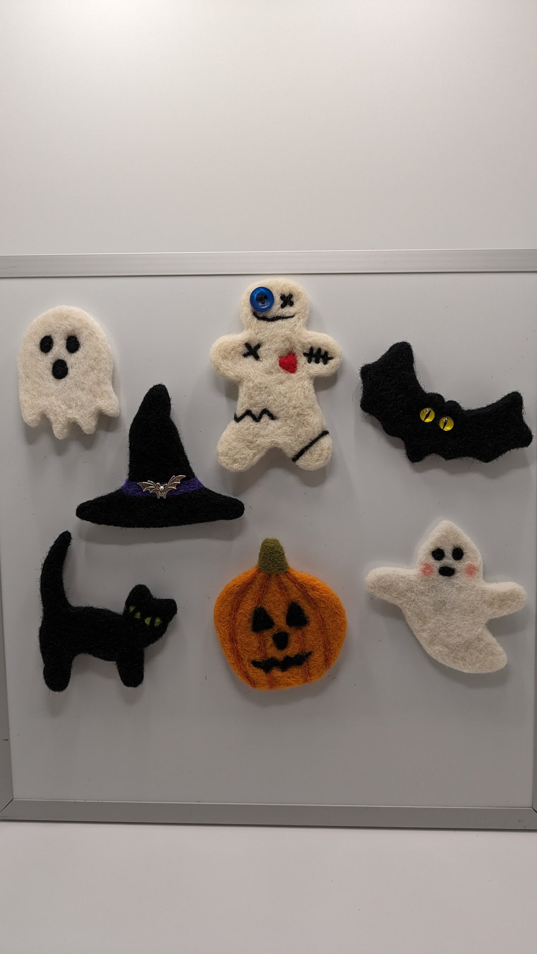 Halloween Magnets, Needle Felted, Spooky - Etsy UK