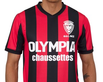 OGC Nice 1983 maillot rétro Michael Jackson de haute qualité