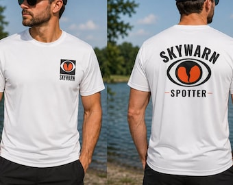 Skywarn Spotter Performance Shirt | Storm Chaser Moisture Wicking Tee | Weather Enthusiast Apparel | Weather Gear
