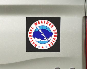 National Weather Service Car Magnet: Skywarn Spotter, Storm Chaser (5x5 in)