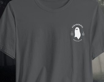 Paranormal Investigator Tee Ghost Hunting T Shirt Spooky Gift